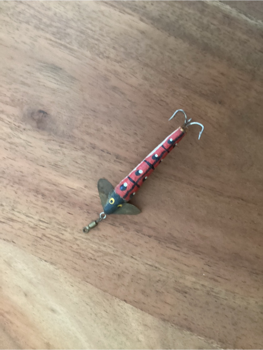 Vtg. Devon Minnow style fishing lure classic artificial bait.  Early 20th C